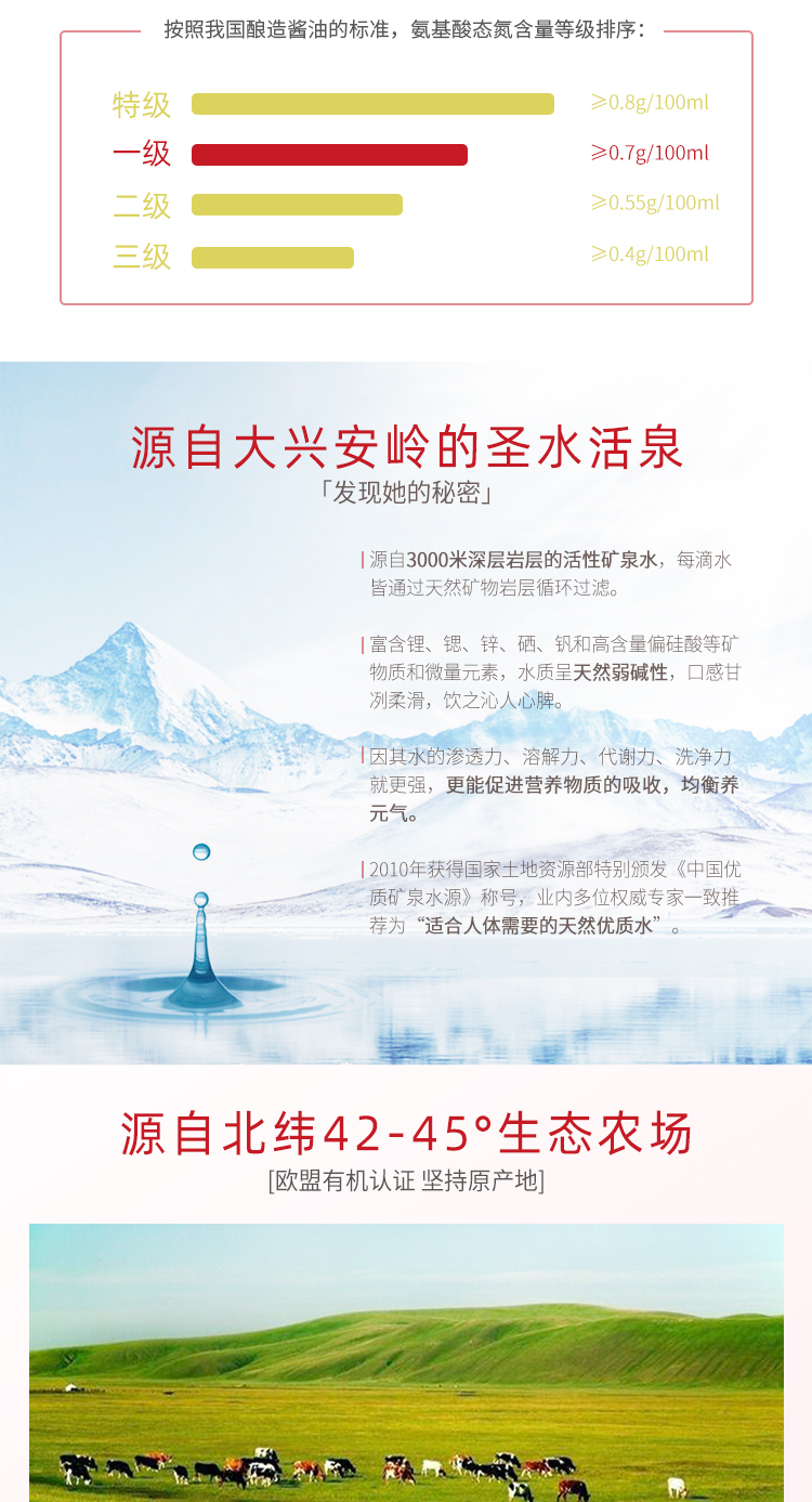 酱于娘 日式矿泉淡盐酱油 500ml瓶 减盐不减鲜 图5