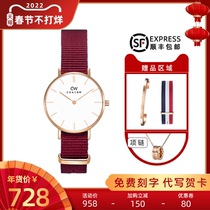 CKAIDW Red Benming Year Watch Female Official Website Year of the Ox Red Simple Temperament Top Ten Swiss Brands