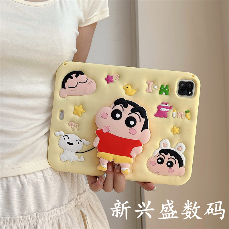 Cartoon Crayon Shin-Chan with Folding Stand Suitable for iPad 11 Protective Case 2026 New Apple Air8 Protective Cover 11inch with Pen Slot 789 Generation 10.2 Soft Silicone Mini6 Anti-Bend Ipad5 Cartoon Crayon Shin-Chan with Folding Stand Suitable for iPad 11 Protective Case 2026 New Apple Air8 Protective Cover 11inch with Pen Slot 789 Generation 10.2 Soft Silicone Mini6 Anti-Bend Ipad5