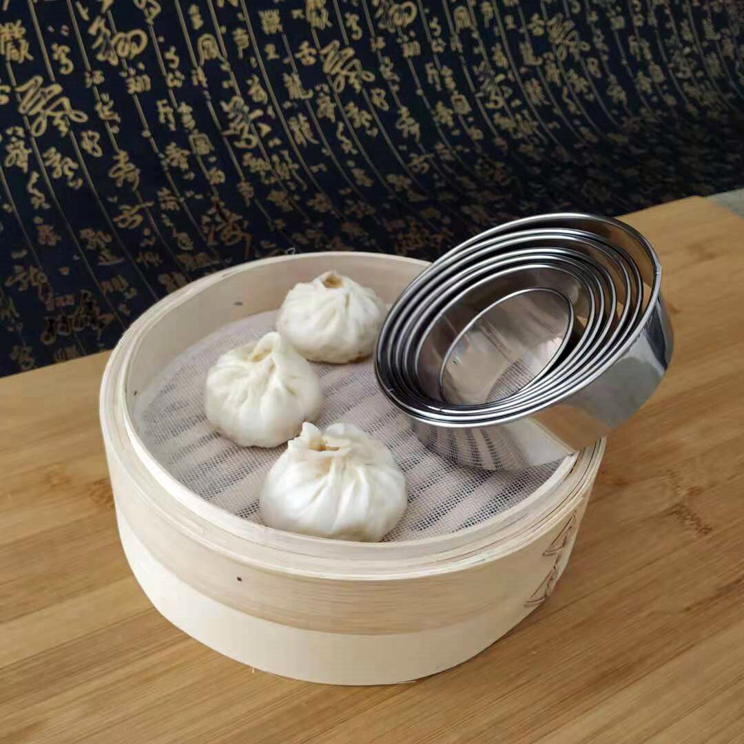  Thickened household stainless steel cut wonton bun dumplings dumpling skin mold tools household manual large pressure skin