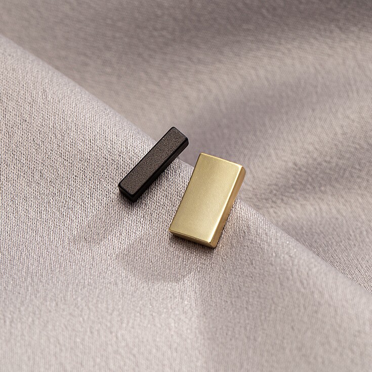 Lost an earring metal asymmetrical ear pin 2022 New wave AB Petty Crowd Design Sense Superior Ear Accessories