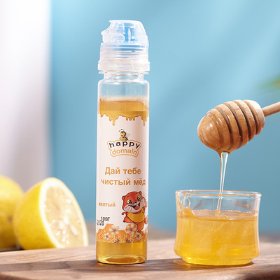 happy domain/乐小蜜 吉尔吉斯原装进口百花蜜成熟蜂蜜便携装
