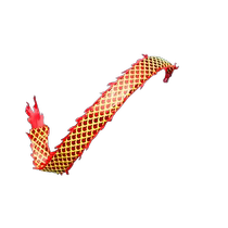 Dragon dance ribbon fitness dragon middle-aged and elderly square dancers shaking hands and holding faucet new Chinese bronzing dragon performance props