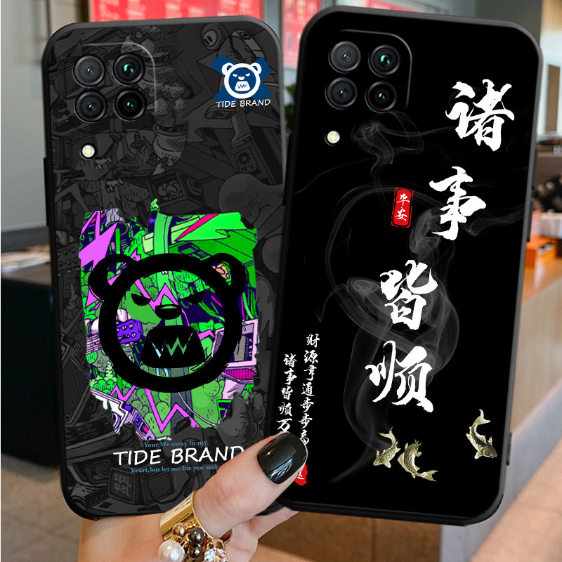 Suitable for Huawei Nova6Se Phone Case Jny-Al10 Full Edge Protection Jnyal10 Anti-Drop Nov6Se Cartoon N0Va6Se Men and Women Navo6Se Soft Case Novo6Se Creative Hw Protective Cover