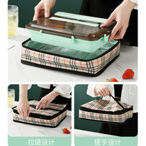 Thickened Aluminum Foil Insulated Bag Lunchbag Canvas Large packed with rice handbag large capacity Packed Lunch Box Bag insulated bag