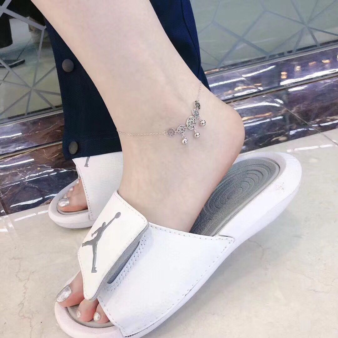Hong Kong is born pure silver s925 Korean version Jane about 100 hitch a bronze money bell foot chain schoolgirl girlfriends to send girlfriend ornaments