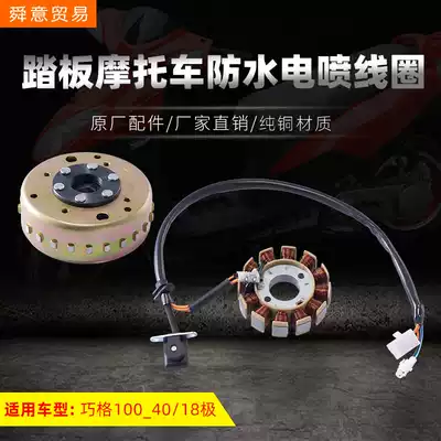 Pedal Locomotive Engine Parts EFI Ignition Coil 18 Pole 149 Qiaoge 100 Waterproof Flywheel 23 Tooth