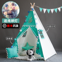 Childrens tent Indoor princess girl boy outdoor household small house baby can sleep triangle tent