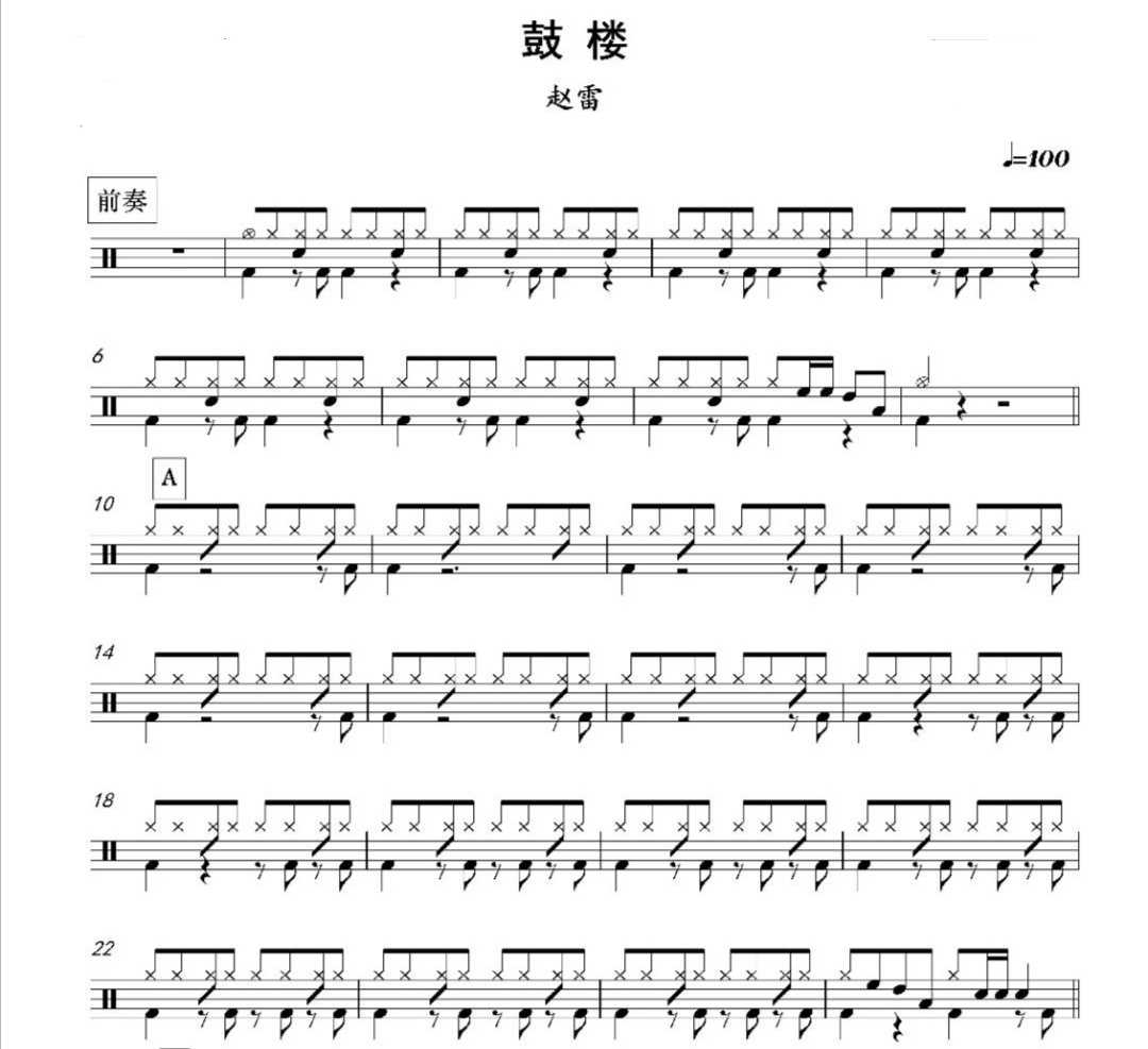 (130) Zhao Lei-the drum jazz drum jazz drum spectrum