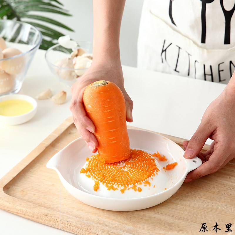Japanese baby potatoes home plane grinding mud exchanger with the ceramics mud, consisting of fruits and vegetables garlic ginger little tool