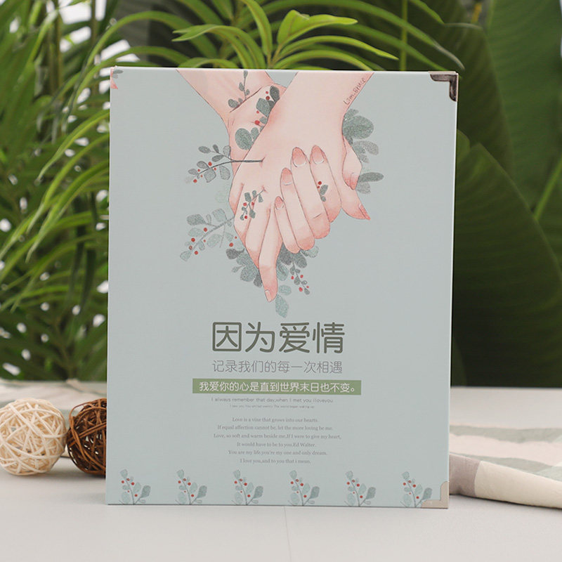Travel souvenir book Ticket movie ticket Train ticket collection book Ticket storage collection book 3-inch card album book