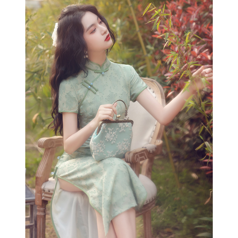 The Qipao Parent Who Is Suitable For Gaokao Wears for the Improvement of the Qipao Female Elegant Summer of the Elegant Summer 2022
