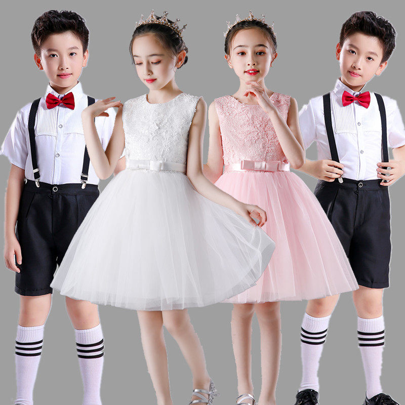 61 Children's Festival Dresses Dress Children Princess Dresses Dress Out Fluffy Dress Girl Boy Recite Chorus