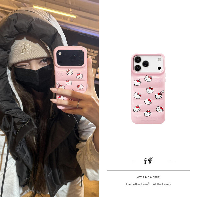Urban Style Cute Kitty Cat Solid Color Leather down Jacket Phone Case Suitable for Apple iPhone 17 Pro Max/16/15/14 Pro Protective Cover High-End Fashion Creative Shell Urban Style Cute Kitty Cat Solid Color Leather down Jacket Phone Case Suitable for Apple iPhone 17 Pro Max/16/15/14 Pro Protective Cover High-End Fashion Creative Shell