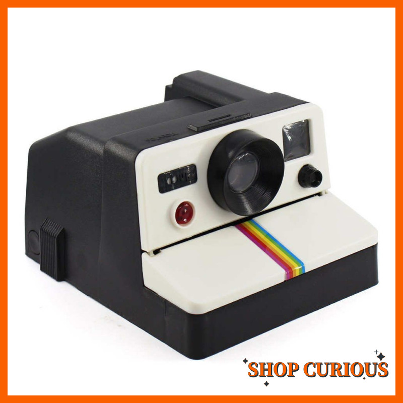 (Wonderful Store) Retro Camera Polaroid Shaped Paper Towel Holder Nail-Free Bathroom Roll Holder Storage