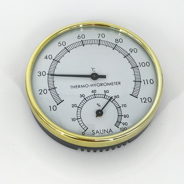 Sauna room sweat steam room Phnom Penh temperature and humidity meter high-precision air induction temperature and humidity meter dry steam room sauna equipment
