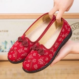 Слипоны, обувь, дышащие туфли на платформе для отдыха для матери, 22 года, для среднего возраста, мягкая подошва