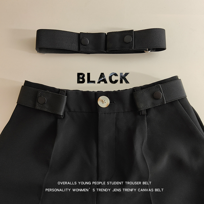 Pants Waist-Cinching Tool, No-Punch Invisible Elastic Belt for Jeans, Men's Elastic Lazy Belt, Women's Adjustable Belt