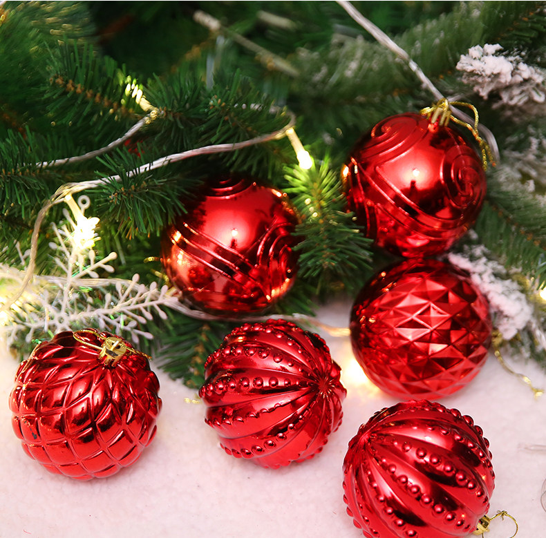 Christmas decorations, irregular-shaped painted Christmas balls, Christmas tree ornaments, accessories, shopping mall ceilings pic 1