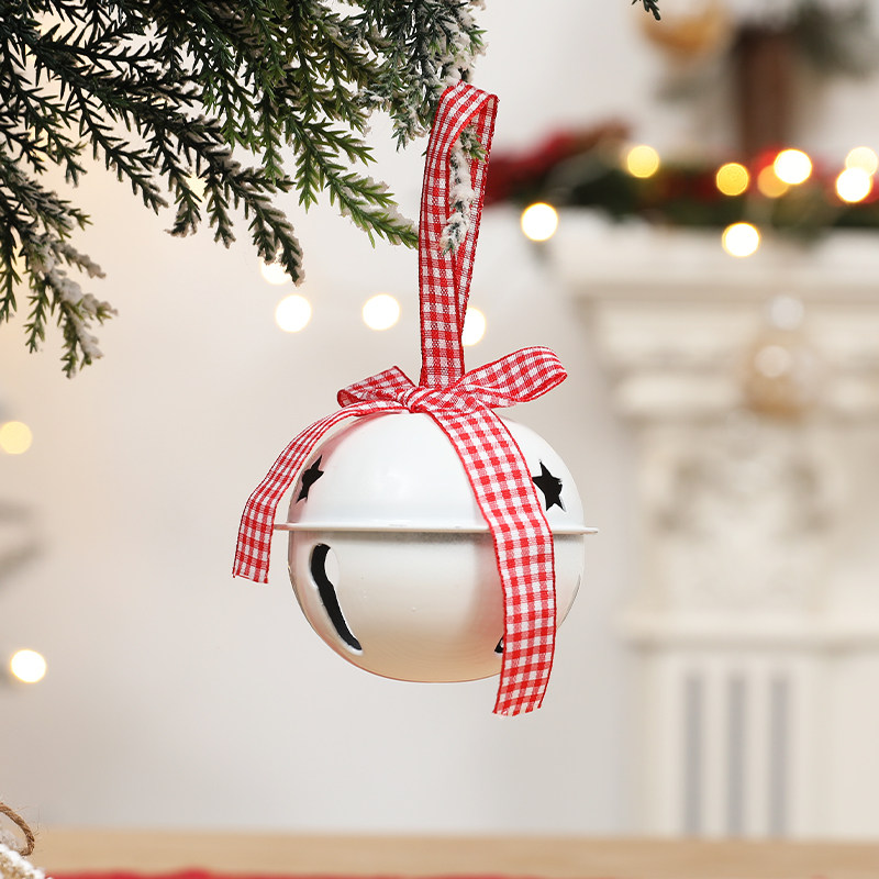 Christmas decoration items, colorful bells, Christmas tree DIY accessories, pendants, five-pointed star doll pendants, gifts pic 5