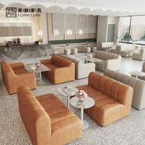 Club Bar Coffee Shop Dairy Tea Dessert Leisure District Sales Building Negotiate Reception Sofa Tables and Chairs