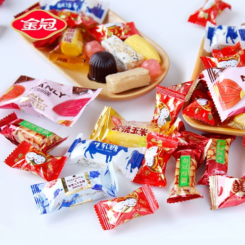 金冠 Коллекция из 5 фунтов свадебной свадебной конфеты Оптовая мягкая и твердое шоколадное смешивание сахара.