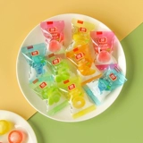 雅客 Взрывные полисахариды 500 г белого персикового вкуса йогурта Смешанный сэндвич с сэндвич с сахарным свадебным свадебным пакетом блюда с закусками с закусками