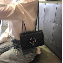 ins small bag female 2020 new net red Korean version of shoulder shoulder bag diamond grid chain bag Joker student trend