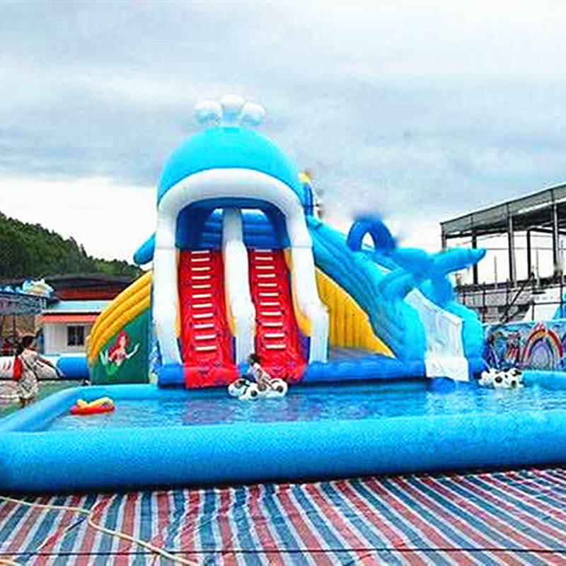 Large Inflatable Swimming Pool Outdoor Children Fishing Pool Water