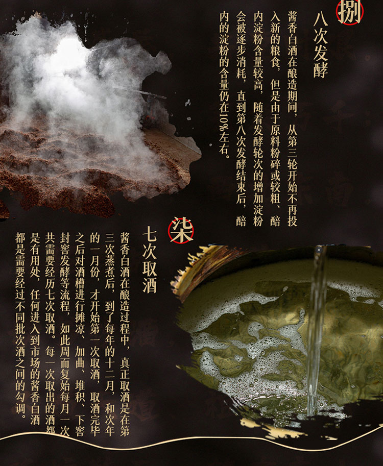 贵州杜酱 酱香型白酒 53度坤沙酒 500ml*6瓶 图9