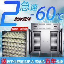 Quick-freezing machine Commercial quick-freezing cabinet freezing-60 degrees low-temperature buns dumplings quick-freezing refrigerator air-cooled mousse liquid nitrogen