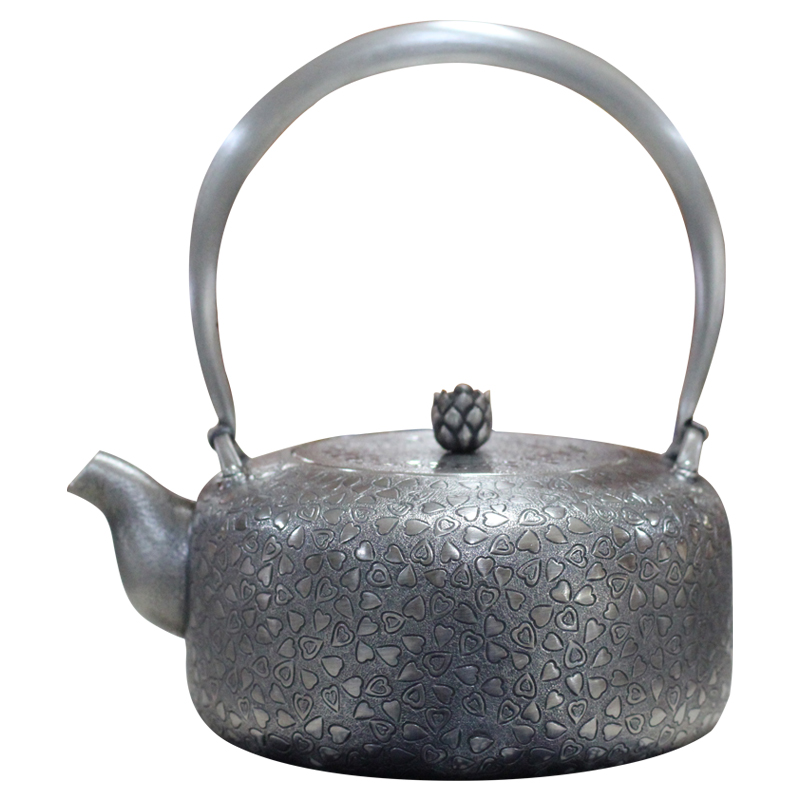 Vatican RongMing China silver carve engraves girder pot checking silver pot large tea kettle household kung fu tea set