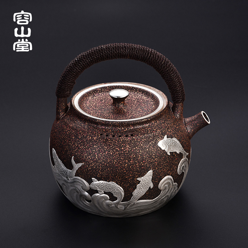 Vatican let gode coppering. As copper teapot cooked tasted silver gilding tea retro large teapot kettle kung fu tea set