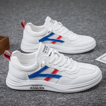 秋冬季夜间反光休闲板鞋运动小白鞋男鞋