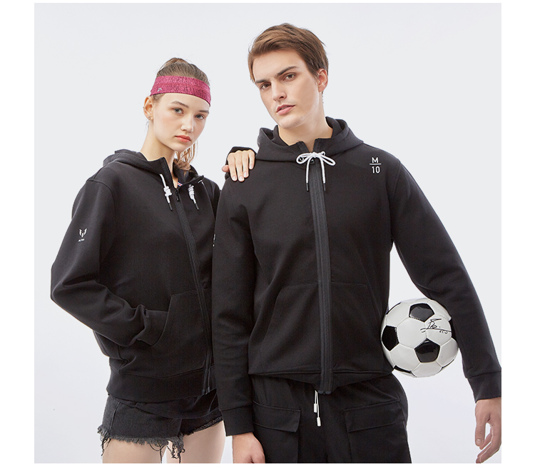 LEO MESSI Unisex Loose Zipper Hooded Jackets