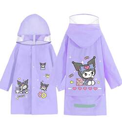 Cuolomi children's raincoat girl girl girl and girls full body risk rain 2024 new elementary school students go to school bags for schoolbags