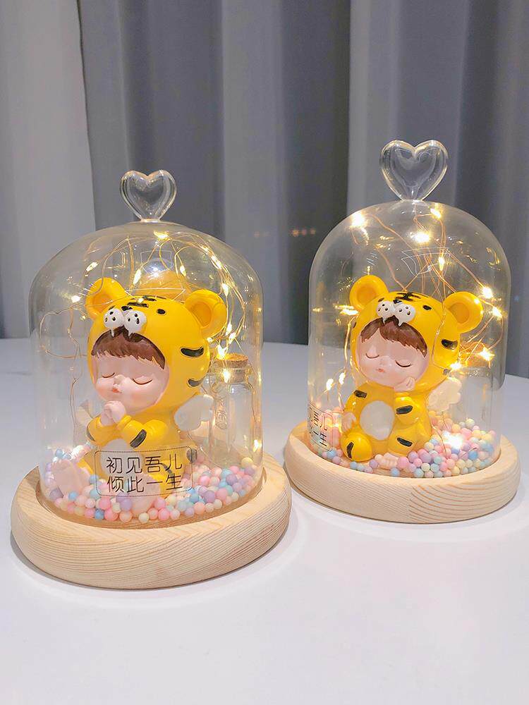 Cord Collection Box Tire Fetal Hair Saving Memorial Making Tiger Baby Belly Baby Newborn Baby Lactose Bottle Storage Bottle