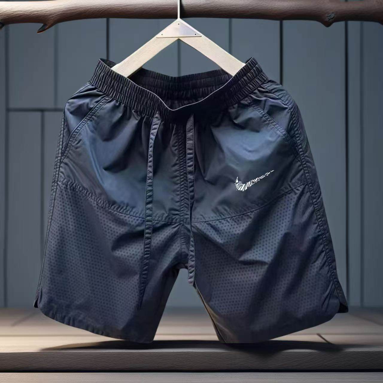 Брендовые шорты Outlet tide, мужские летние повседневные пляжные брюки высокого класса, спортивные быстросохнущие брюки с перфорацией, дышащие брюки с пятью точками