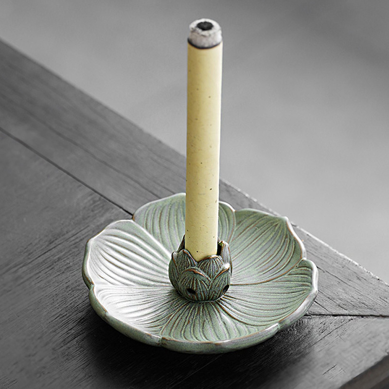 Ceramic Moxa Stick Holder Moxa Tray Moxa Stick Incense Burner Moxibustion Burning Tray for Home and Outdoor Use