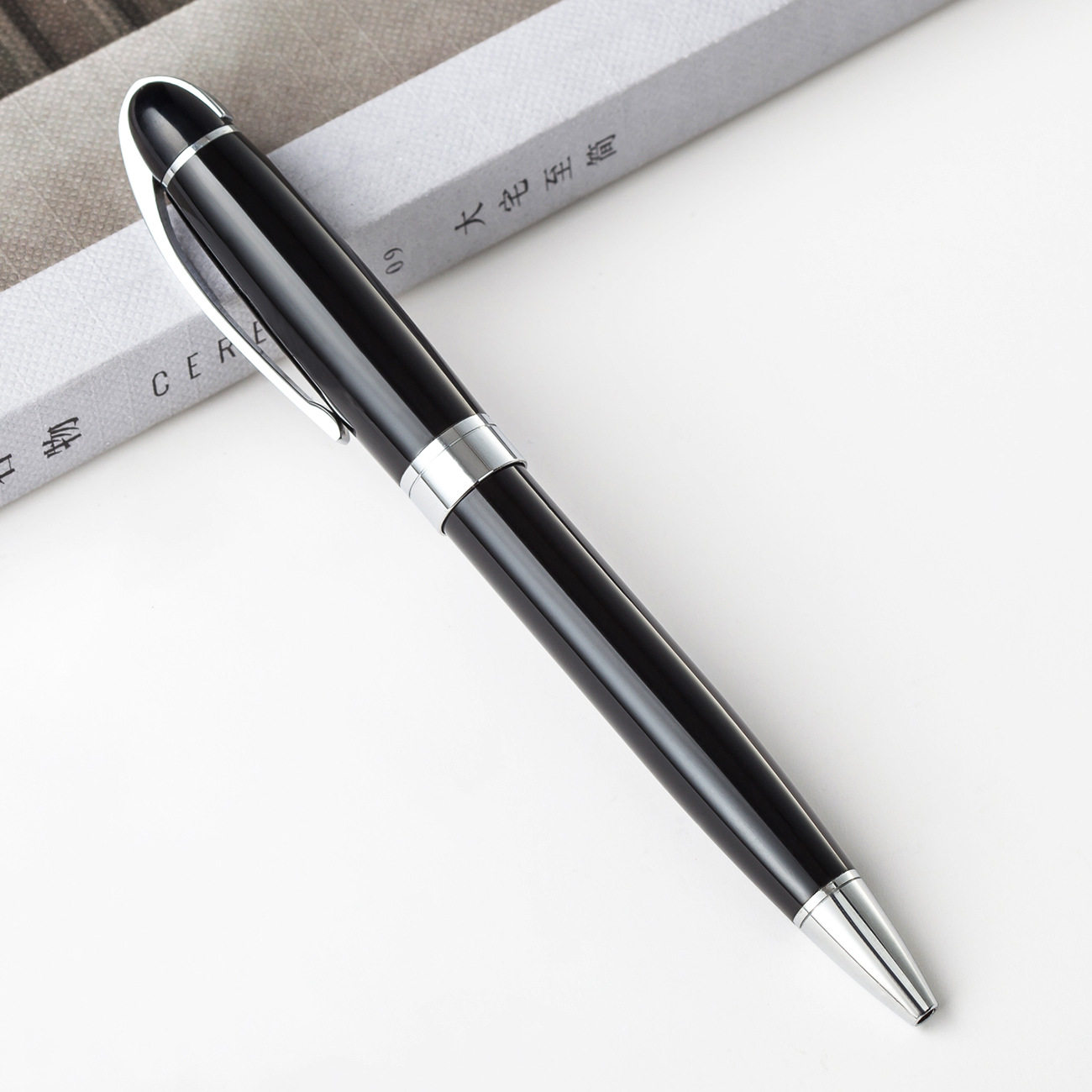 Men Students Restore Heavy Sense High-grade Ball Pen Metal Rotation Signature Simple Fashion Business Office