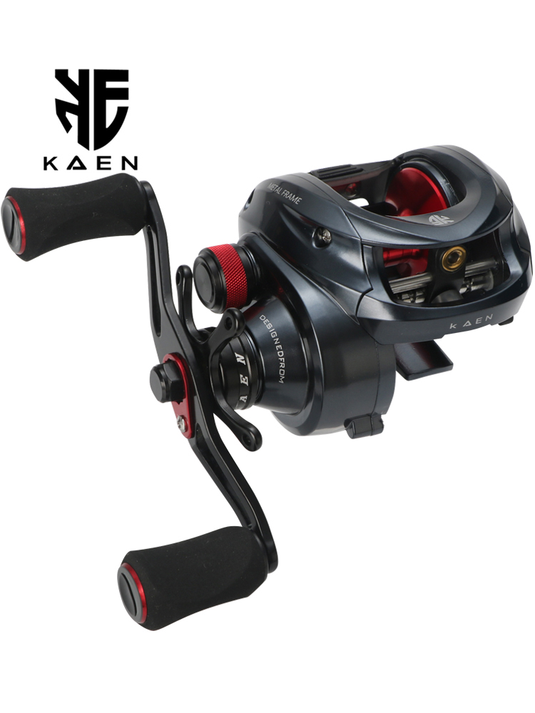 Luia Full Metal Drop Wheel Beating Black Thunder Powerful Materia Wheel Sea Fishing Wheel Magnetic Brake Far Throw Anti-Fracking Line Anti-Sea Water