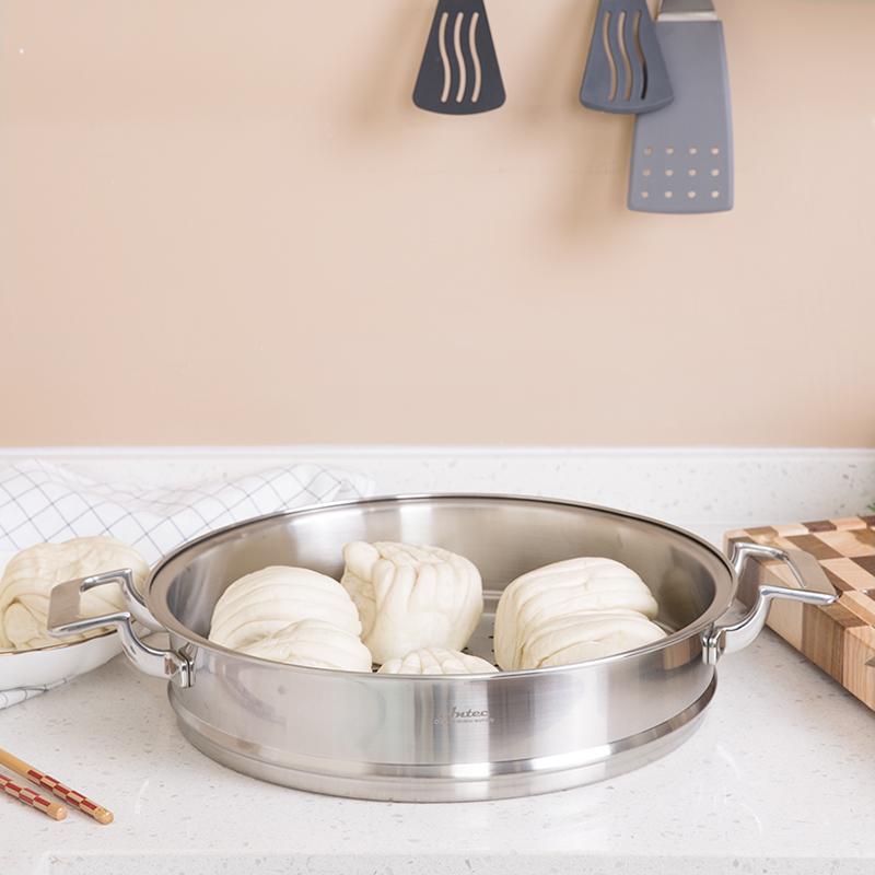 Antec Antec Titanium Gram Light Extravagant Bird Series Frying Pan Steam Cage Monolayer Food Medical Grade 316 Stainless Steel Steam Cage