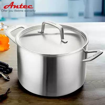 Antiac five-layer composite 316 stainless steel soup pot 24cm non-coated stew pot induction cooker open fire