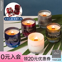 STONEGLOW British imported scented candles soothe the mind and help sleep bedroom indoor wood wick smoke-free soybean wax