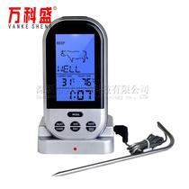 TP808 Barbecue Thermometer Eight Meat Memory Temperature High Temperature Resistant Probe Temperature Alarm Gauge Fast Thermometry