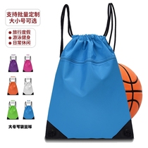 ·Sports and fitness drawstring pocket backpack custom logo basketball storage bag football training class backpack shoes