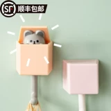 Donary Creative Cartoon Вытянутая прогрессивная кошачья крюк для девушки, милая сета, красная стена, подвесная крючок крючок