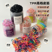 Disposable hair ties and rubber bands for children that do not hurt their hair. Small hair bands for little girls to tie their hair. High elasticity and durability.