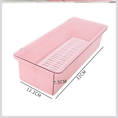 Длинные пластиковые палочки для еды, трубочка, ложка, сушилка, посуда, система хранения