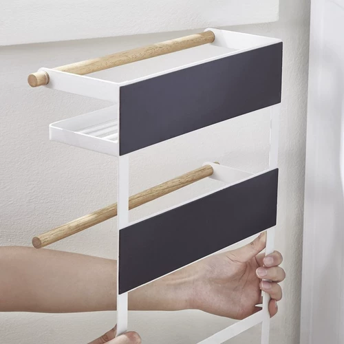 Стиральная машина холодильника Внешняя боковая полка магнитная всасывающая боковая стойка для хранения стена всасывающая стена настенная рама подвеса синяя мультифункция